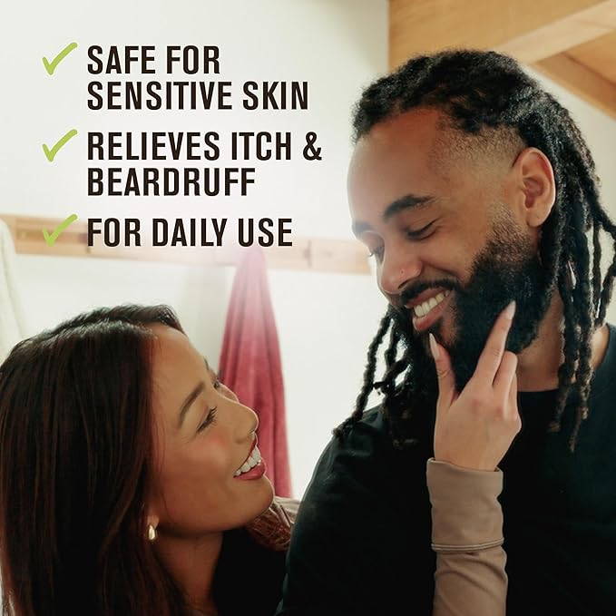 Every Man Jack Unscented Beard Bundle - Fragrance Free for Sensitive Skin - Contains (1) each of Beard &amp Face Wash Beard Butter and Beard Oil