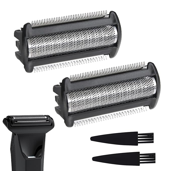 2 Pack Replacement Foil Blade Compatible with MANSCAPED The Lawn Mower 5.0 Ultra Trimmer Replacement head for THE LAWN MOWER 5.0 ULTRA - Wet/Dry Use