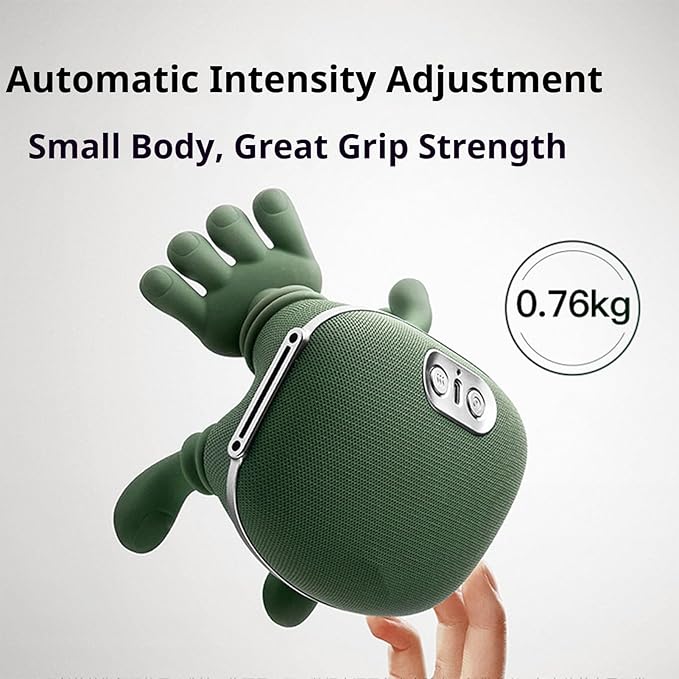 Neck Massager 2026 with Heat N7 Master Electric Neck and Shoulder Massager Deep Tissue Cervical Massage for Pain Relief Real Hand-Finger Kneading Design Heated Back &amp Shoulder Massage – Green