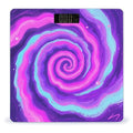 Purple - Pink Vortex Scale for Body Weight Highly Accurate Digital Bathroom Electronic Weighing Machine for People LCD Display Large Size Tempered Glass for Safe Home Use