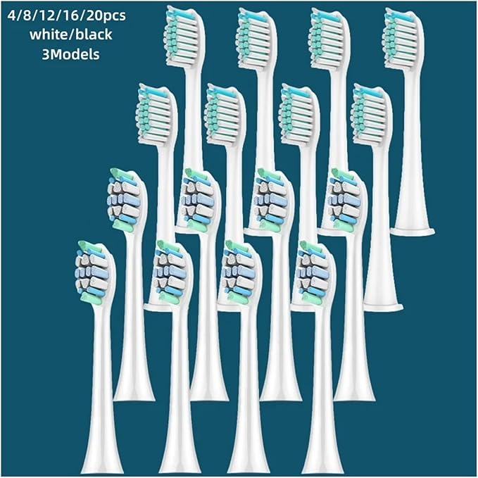 Electric Toothbrush Head(4pcs White)