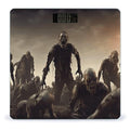 Many Zombie Bathroom Scale Large LCD Backlight Display Digital Scale Rounded Corners Body Scales Automatic Power On/Off Bathroom Scales for Home Bedrooms