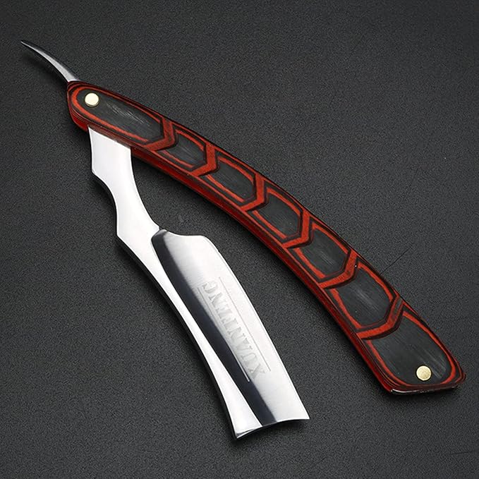 Straight Razor Blade - Shave Ready Vintage Straight Razor Stainless Steel Razor Shaver Pro Straight Edge Razor Mens Straight Razor Best GiftsA