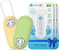 UpFlosser C1S Value Color Duo Bundle 2 UpFlosser C1S + 3 Extra Unflavored Floss Capsules Reusable Auto-Restringing Flosser for Quick &amp Deep Clean (Reef Green + Sand Yellow)