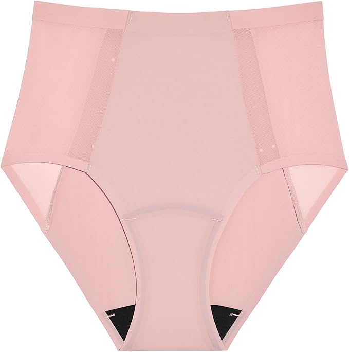 Light Leakproof No-Show Mesh High Rise