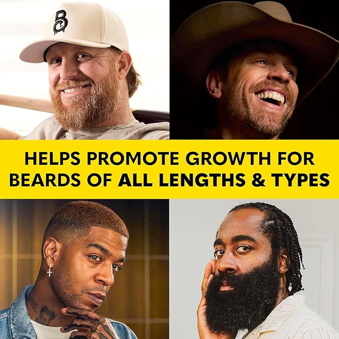The Beard Club Supreme Beard Growth Kit - Derma Roller Growth Oil Vitamins Vitamin Spray Biotin Balm Thickening Conditioner Shampoo Comb &amp Cleansing Spray - Gift Set