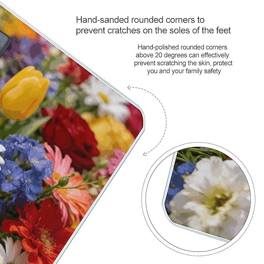 Colorful Fields Weight ScaleClear LED Display Bathroom Digital Weighing ScaleTempered Glass Digital Bathroom Scale for Body Weight Capacity Up to 400 Lbs