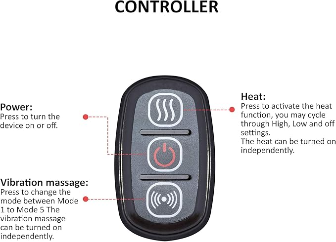 COMFIER Plug-in Heated Knee Massager with Vibration &amp Heat Wrap-Around Knee Heating Pad Pair Knee Warmers for Men Women Seniors FSA Eligible HSAMothers Day Gifts for Mom Dad