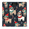 Merry Christmas Dog Scale for Body Weight High Precision Digital Weight Scales with LCD Display Anti-Slip Sturdy Slim Tempered Glass Bathroom Scale for Home Use
