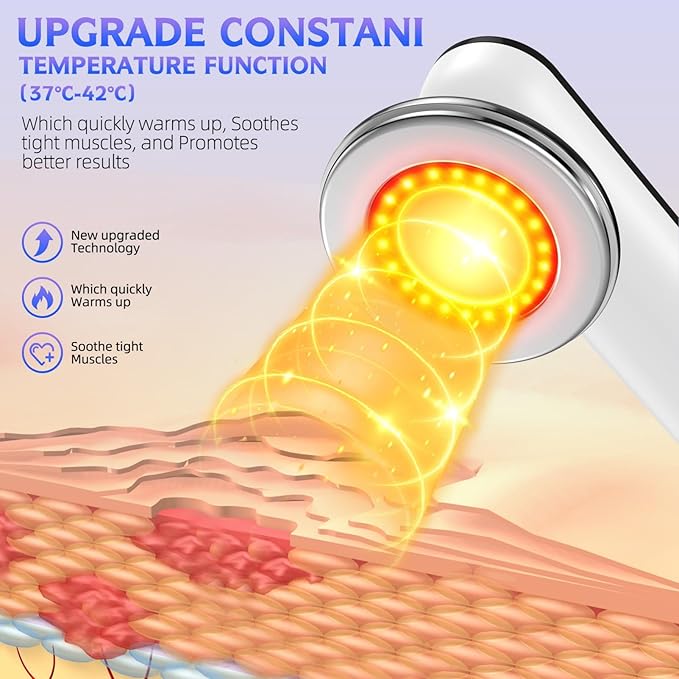 COMEBY Body Sculpting Machine - Professional Handheld Cordless Cellulite Massager - Suitable for Belly Neck Legs Hip Arms