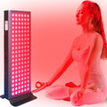 Red Light Therapy Device for Full Body 630nm 660nm 810nm &amp 850nm Near Infrared Dual-Chip Clinical Grade LED Panel for Smooth Skin Weight &amp Pain Management and Overall Wellness (600-Watt 1
