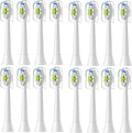 Replacement Toothbrush HeadsCompatible for Philips Electric for Handles(16pcs White)
