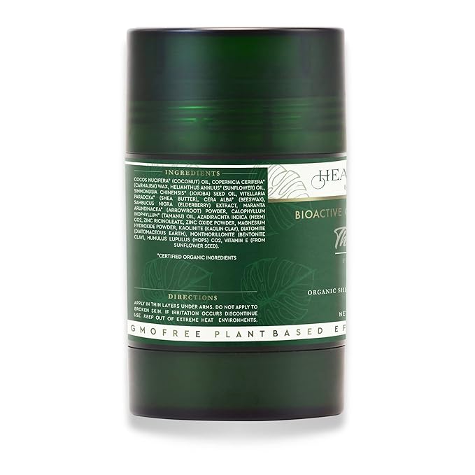 Natural Deodorant | Bioactive | Aluminum &amp Baking Soda Free | 24HR Protection | Men &amp Women | The Classic Scent - Fragrance Free