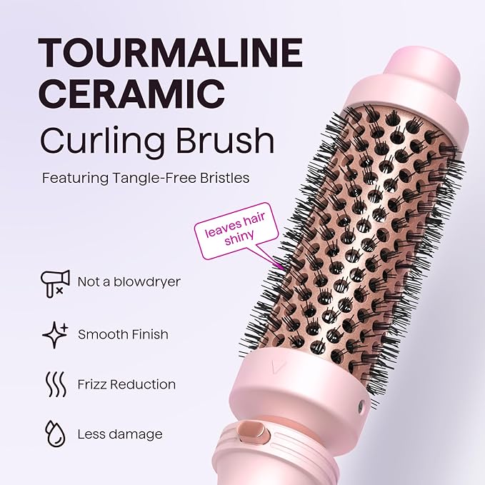 Wavytalk Multi Curl 5 in 1 Curling Wand Set and Heat protectant Spray for Hair 5 Fl Oz