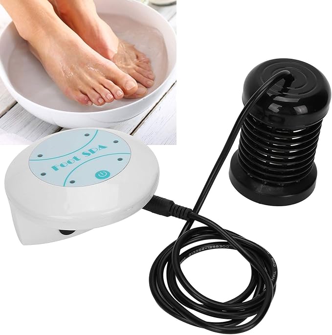 ANGGREK 110V‑220V Ionic Foot Bath Machine Portable Foot Spa Cleanse Machine Detox Health Care