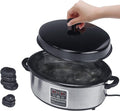 Master Massage 6 Quart LED Hot Stone Warmer with Digital Display– Stainless Steel Hot Stone Heater Portable- Massage Stone Heating Device-Massage Essentials for Massage Therapists