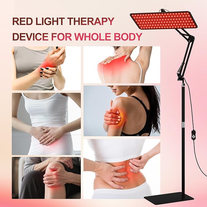 Red Light Therapy for Face and Body &amp Cordless Red Light Therapy Belt