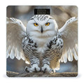 Snow Owl Bathroom Scale for Body Weight LCD Display Digital Bathroom Scale Tempered Glass Bathroom Weight Scales Fashion Smart Scales for Home Bedroom 400 Lb