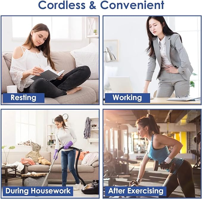 Lower Back Massager Heating Pad Cordless Heating Pad 1Pcs