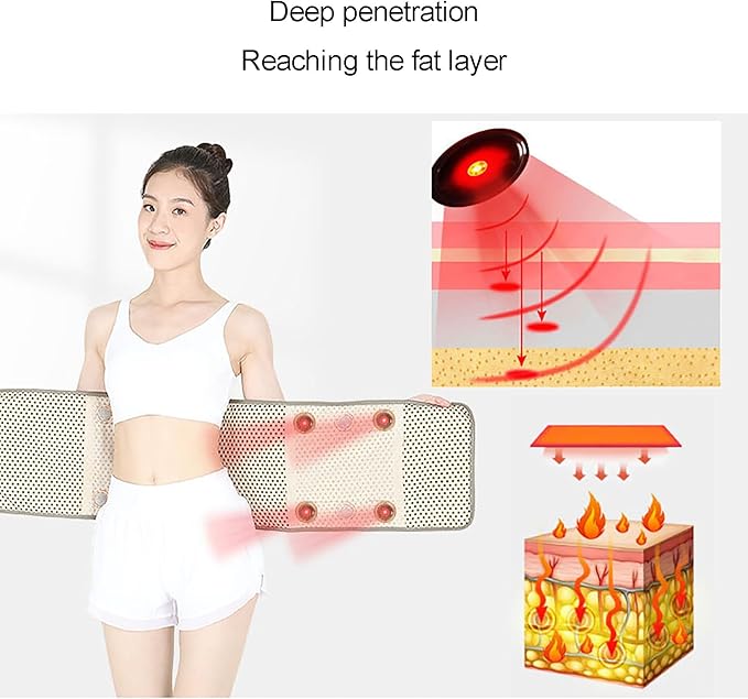 Magnetic Abdominal Massager Heats Up Quickly Relieves Muscle Tension Vibration Massage Multiple Modes to Choose from Enhances Metabolism