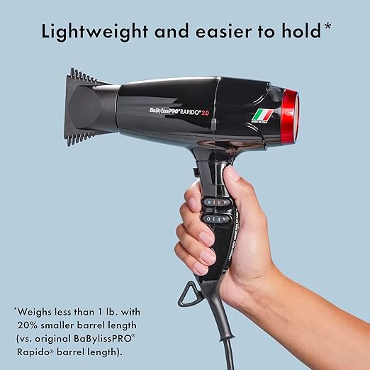 BaBylissPRO High Speed Rapido 2.0 Hair Dryer