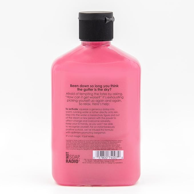 Not Soap Radio The Phoenix | Persimmon and Plum with Bergamot Aloe Vera and Gentian Extracts Moisturizing Body Wash for Women and Men | Paraben and Sulfate Free