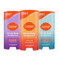 Lume Whole Body Deodorant - Smooth Solid Stick - 72 Hour Odor Control - Aluminum Free Baking Soda Free and Skin Safe - 2.6 Ounce (Pack of 3) (Clean Tangerine Lavender Sage Unscented)