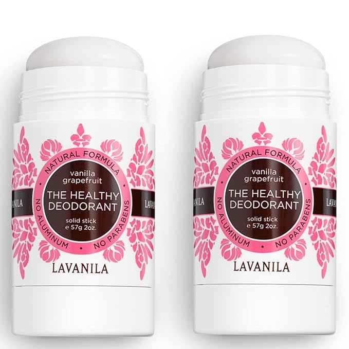 Lavanila Vanilla Grapefruit Deodorant (2-pack) + Hair &amp Body Perfume Mist - Bright &amp Fresh With Madagascar Vanilla &amp Juicy Grapefruit