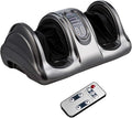 KOTEK Foot Massager Machine Shiatsu Foot &amp Calf Massager w/ 3 Massage Modes Remote Control Electric Deep Kneading Rolling Scraping Massage for Leg/Arm/Ankle Increase Blood Circulation (Grey)
