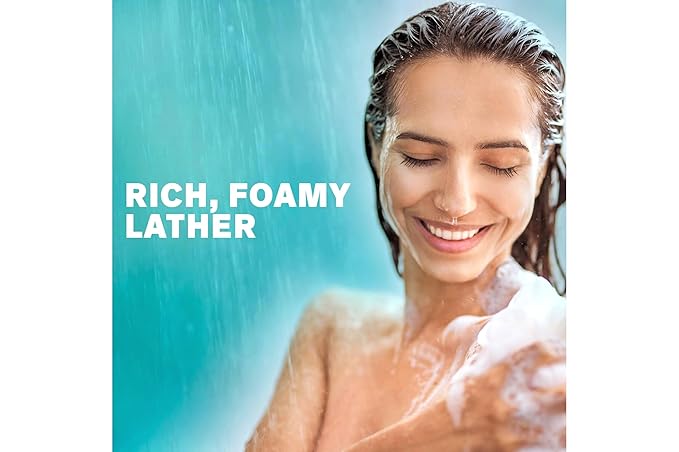 Zest Hydrating Body Wash - Aqua - Moisturizing Body Wash for Men and Women - Bath Soap with Vitamin E - Gentle Paraben Free Formula - 6 pc