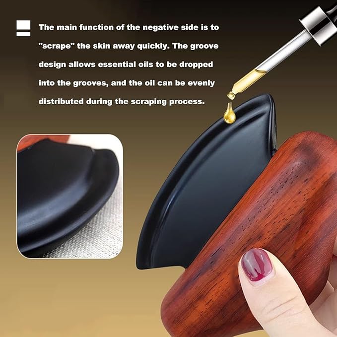 NICHOY Hot Stone Electric Massager Hot Stones for Massage Electric Body Massager with Temperature Controlfor Massage Home SPA Relaxation Treatment Pain Relief(A)