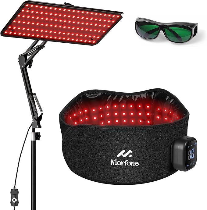 Red Light Therapy for Face and Body &amp Cordless Red Light Therapy Belt