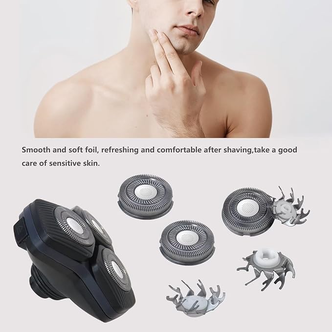 New Upgraded SH71/50 Shaving Heads For Shavers Series 7000 (S7XXX) and Series 5000 (S55XX) Replaces RQ12/70 RQ12/60 SH60/70 and SH70/70