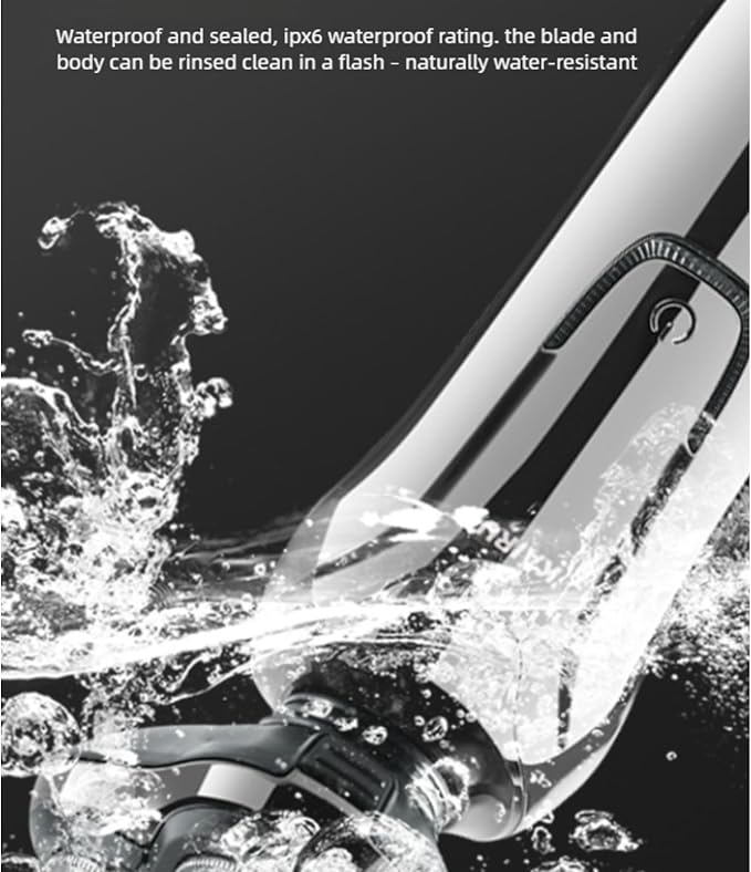 Sekoda Electric Shaver Pro 8 for Men Wet/Dry Shaving for Sensitive Skin Waterproof Cordless Razor (Black)