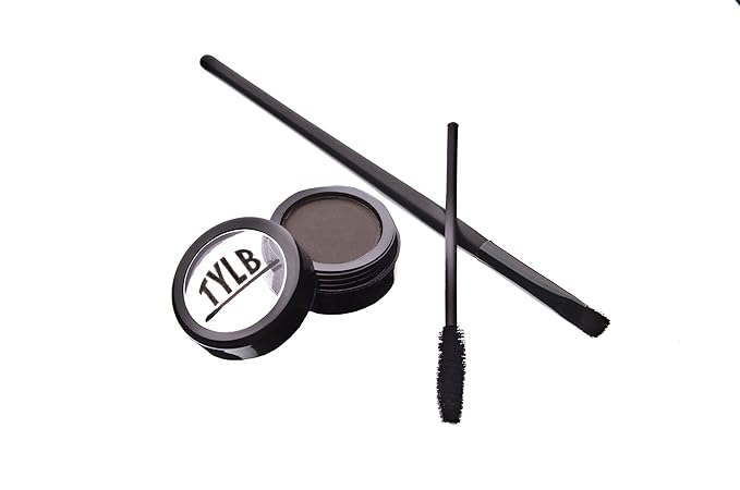 The Younger Looking Beard (Black) Beard and Mustache Darkener. Non Allergenic. 1 Minute Brush On