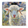 Cute Sheep Bathroom Scale for Body Weight Bathroom Weighing Scales with Back Lit LED Display Sturdy Tempered Glass Body Weight Bathroom Scale 400lb Weighing