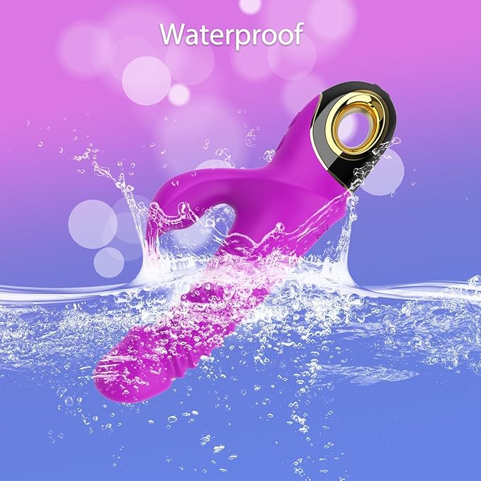 Portable Vibrating Massager -Clitioral Sucker Relaxes Muscles Viboators Toy 10 Modes Couples - for Body and Back Foot Silent Personal for Sports Massage Adult Tools Relaxation (Purple)