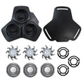 SH91/52 Black Complete Replacement Shaver Head For Philip Norelc Series 5000 S5531 S5532 S5533 S5535 S5536 S5587 S5588 S5799