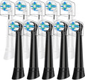 IO Replacement Heads Compatible with Oral B iO 2/3/4/5/6/7/8/9/10 Series Electric ToothbrushMedium-Soft Brush Heads for Gentle Care and Deep Clean White and Black 10PCS