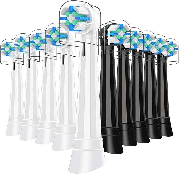 Replacement Heads Compatible with Oral B iO 3 4 5 6 7 8 9 10 Series Electric ToothbrushToothbrush Heads Compatible with Braun Oral B iO Replacement Heads with Medium Bristles