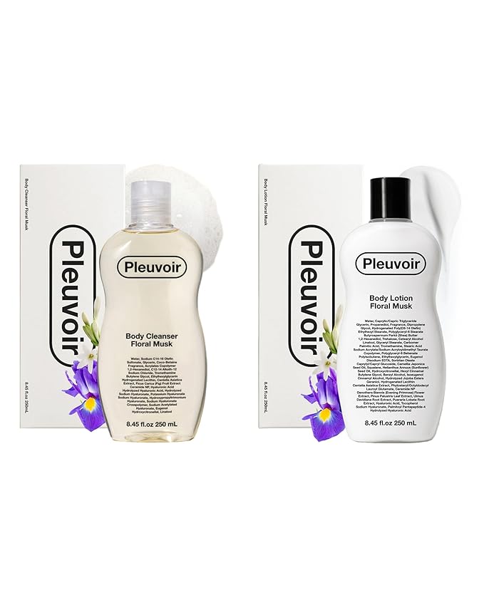 Pleuvoir Body Cleanser Floral Musk Body Lotion Floral Musk