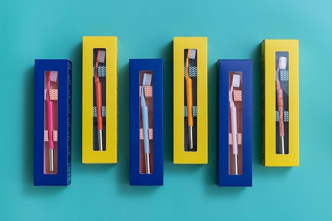 TRASK The Better Brush - Luxury Soft Bristle Dentist Designed Manual Toothbrush for Adults Indigo