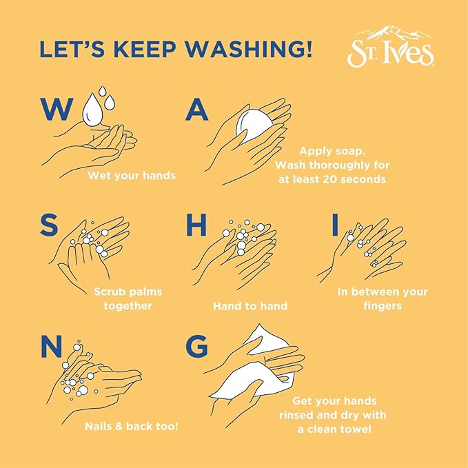 St. Ives Body Wash - Soothing Moisturizing Cleanser with Oatmeal &amp Shea Butter Made with Plant-Based Cleansers and 100% Natural Extracts 16 Oz Ea (Pack of 6)