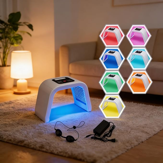 Red-Light-Therapy7 Colors led face Light Machine for Skincare at Home