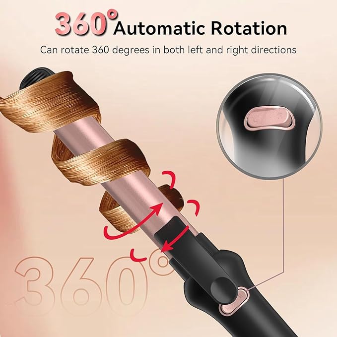 Travel Curling Iron 5 Adjustable Temp 1 Inch Mini Curling Iron Travel Size with LED Display Ceramic Mini Hair Curler with Keratin and Argan Oil Infuse Dual Voltage