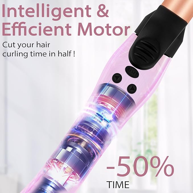 Rotating Curling Iron 1 Inch and 150000 RPM High-Speed Brushless Motor Hair Dryer