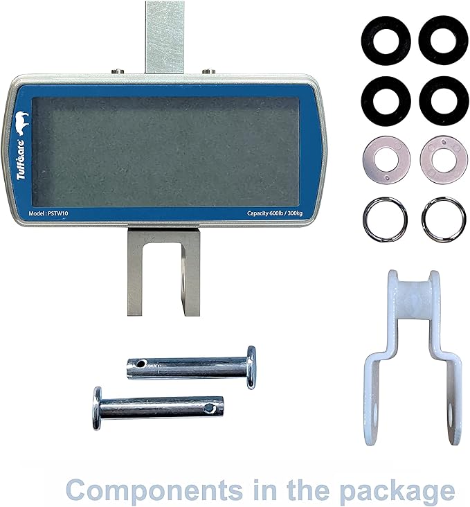 Digital Patient Lift Scale Rhino Large Display Low Profile Universal Fit Scale Compatible with Tuffcare Hoyer Invacare McKesson Joerns and Others (Economy 600 lbs.)