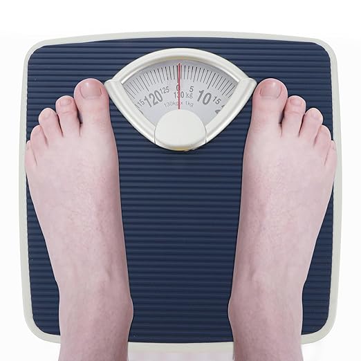 HEALLILY Weighing Bathroom Scales Home Scales for Body Weight Bathroom Body Digital for Body Weight Weight Scales Body Fat Mechanical Pu to Rotate Spring