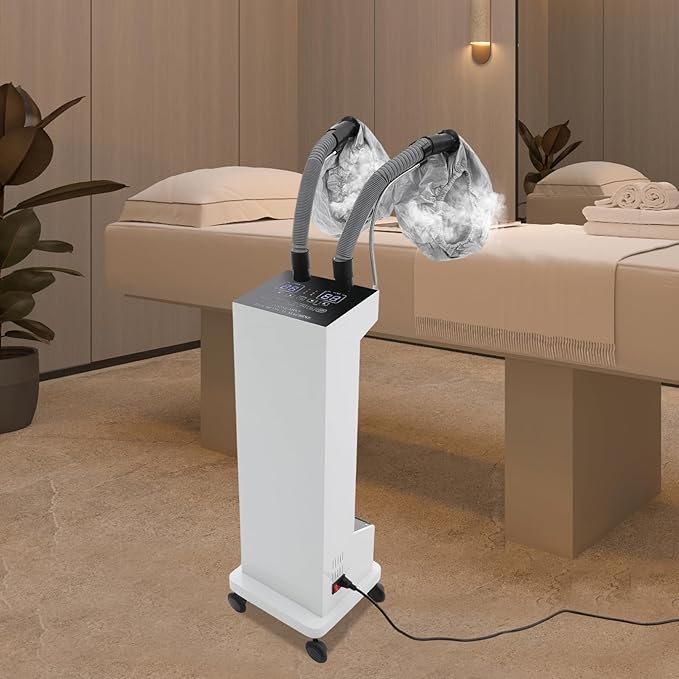 650W Hair Steamer Machine Professional Hair Color Processor w/ 5 Specialized Modes Adjustable Multifunctional Treatment-Heated Micro Mist Steamer for Home Salon Spa