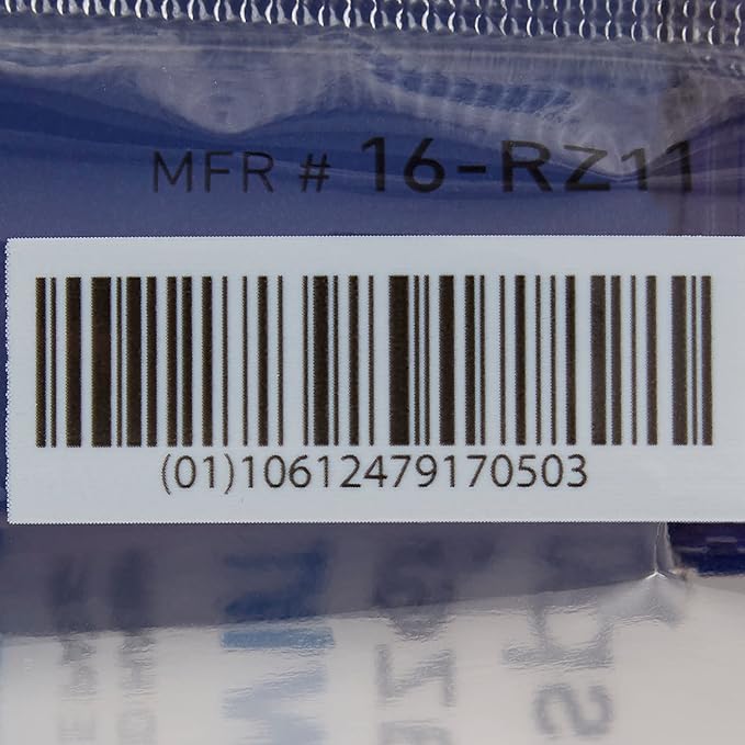 McKesson Disposable Razors Stainless Steel Twin Blade Lubricated Strip Ribbed Handle Blue 10 Count 12 Packs 120 Total